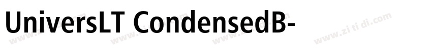 UniversLT CondensedB字体转换 UniversLT CondensedB字体转换